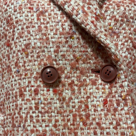 NEW J.crew Daphne Tweed Topcoat Size 0 pink - Picture 5 of 12